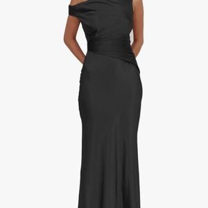 Elegant Black Off-Shoulder Dress